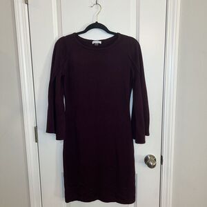 Calvin Klein Women’s Sweater Dress Small Burgundy